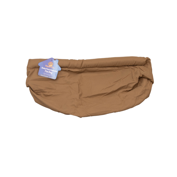 Bolso para mascotas color chocolate