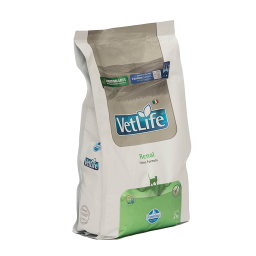 VetLife Renal pet food package on a white background