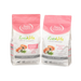 Two packages of NutriSource PureVita limited ingredient dog food on a white background