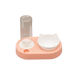 Pink and white pet device on a white background