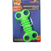 Green dog toy with packaging featuring 'Puppy & Co' branding on a white background.