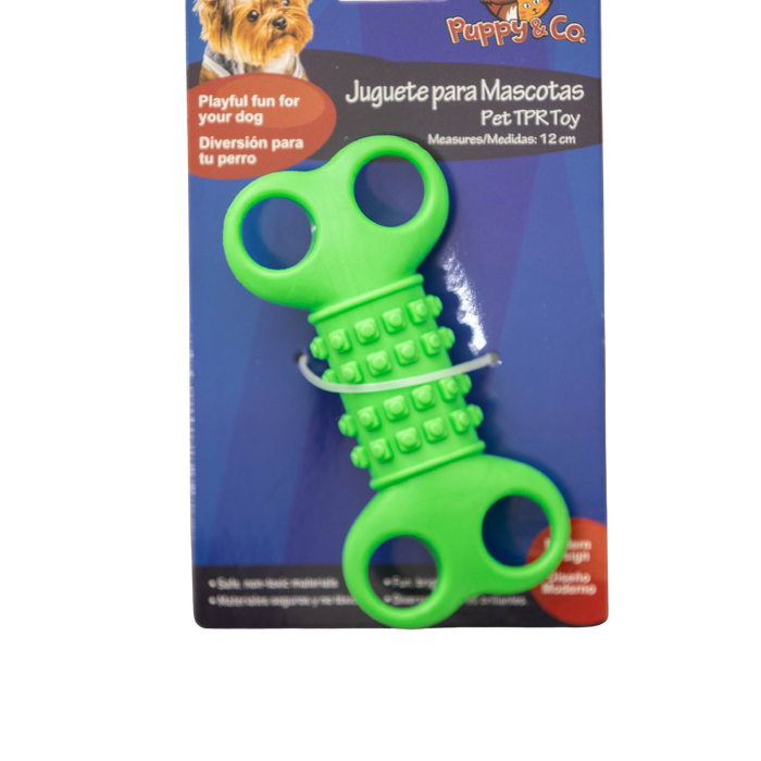 Juguete Mediano para Mascotas | Verde y Naranja