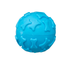 Blue textured ball on a white background